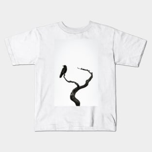 Bird on the look out Kids T-Shirt
